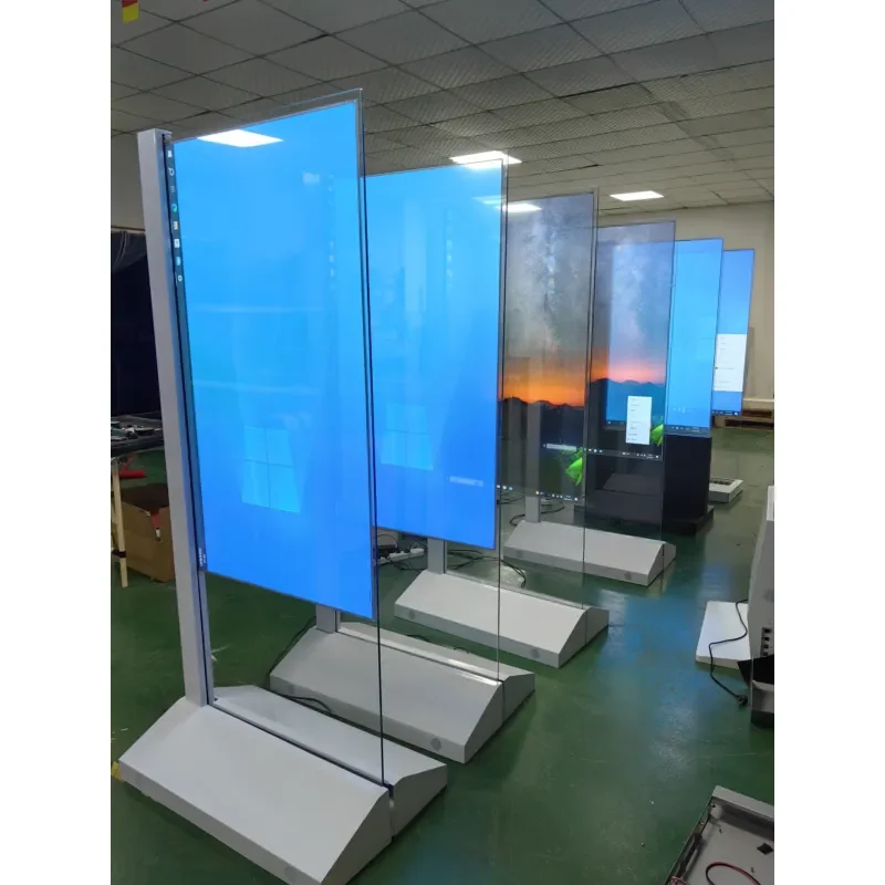 OEM Прозрачный гибкий OLED-дисплей 55 дюймов для помещений, светодиодная пленка на стекле, самоклеящаяся прозрачная пленка для экрана (art.: 3920dad192085) - 3920dad192085
