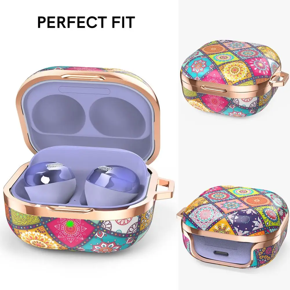 

Luxury Wireless Earphone Case Cute TPU Protective Cover Compatible For Samsung Galaxy Buds Live/pro/2 Headphones Accessories