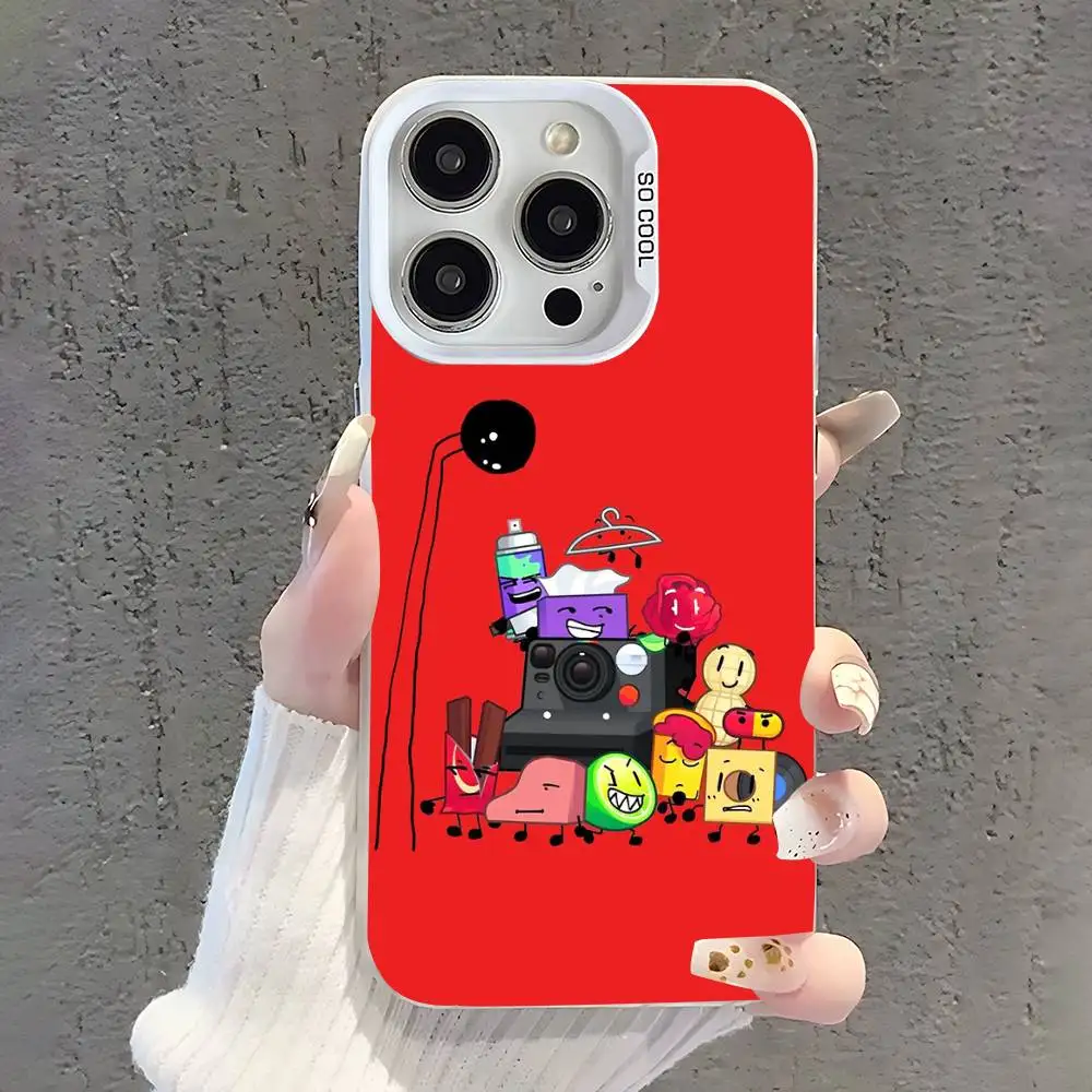 Фото Чехол для телефона B-BFDI x II для iPhone 17, 16, 15, 14, 13, 12, 11, Pro, Max, Plus, SE, Air, Mini, противоударный, белый, IMD. №4