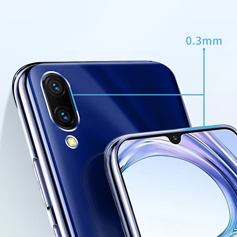 Прозрачный силиконовый чехол для телефона VIVO X23 X21 UD A i X20 Plus мягкий Оригинальный