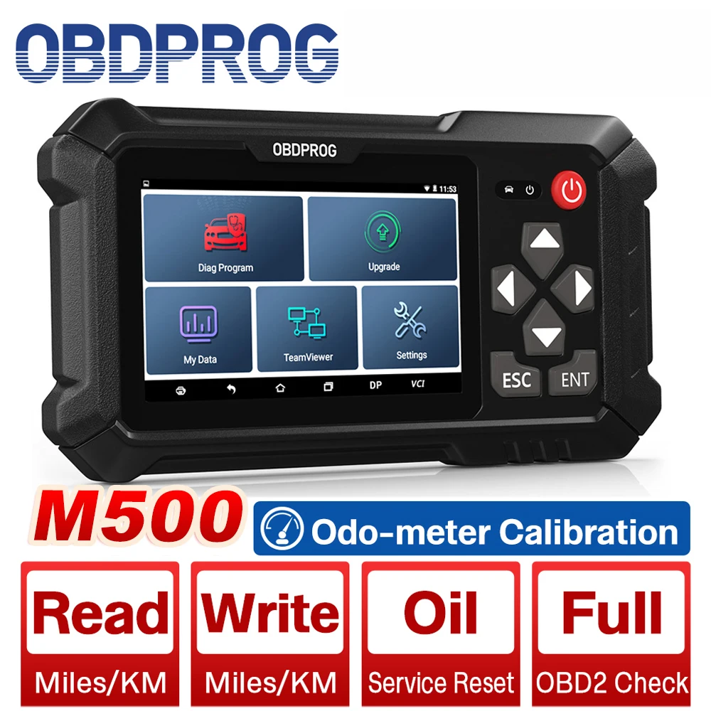 OBDPROG M500 Car Cluster Calibration Tools OBD2 Diagnose Oil