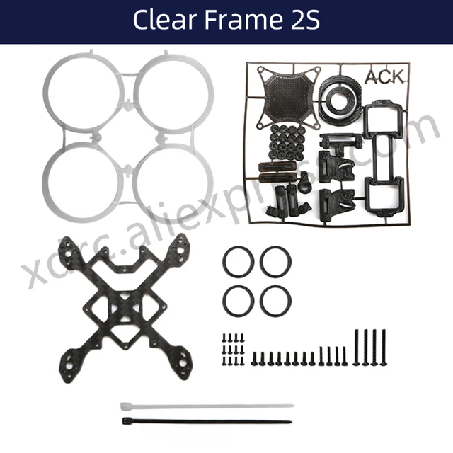 ACK75 Attacking Chicken FPV Drone Clear 2S frame kit