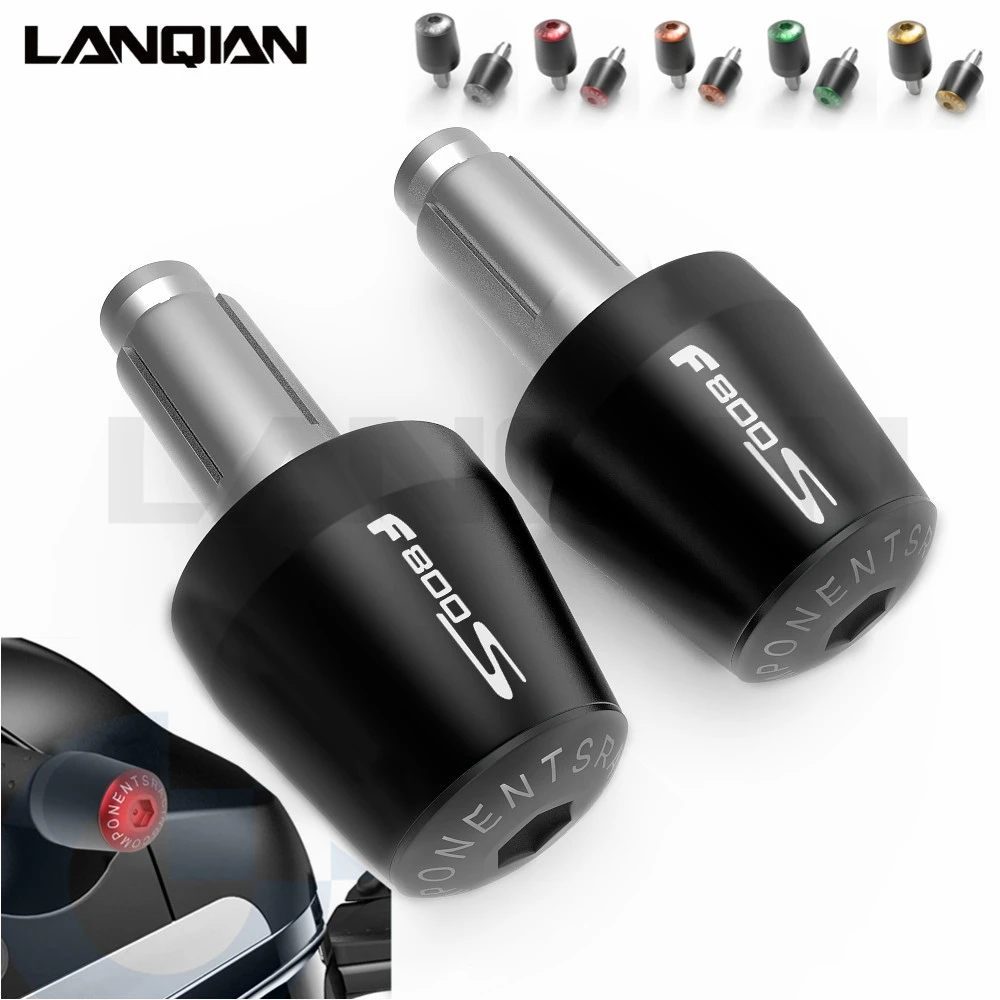 

Motorcycle Grips End Plug Slider Handlebar Ends Handle Bar Cap Cover For BMW F800S F 800S F 800 S 2006-2014 2010 2011 2012 2013