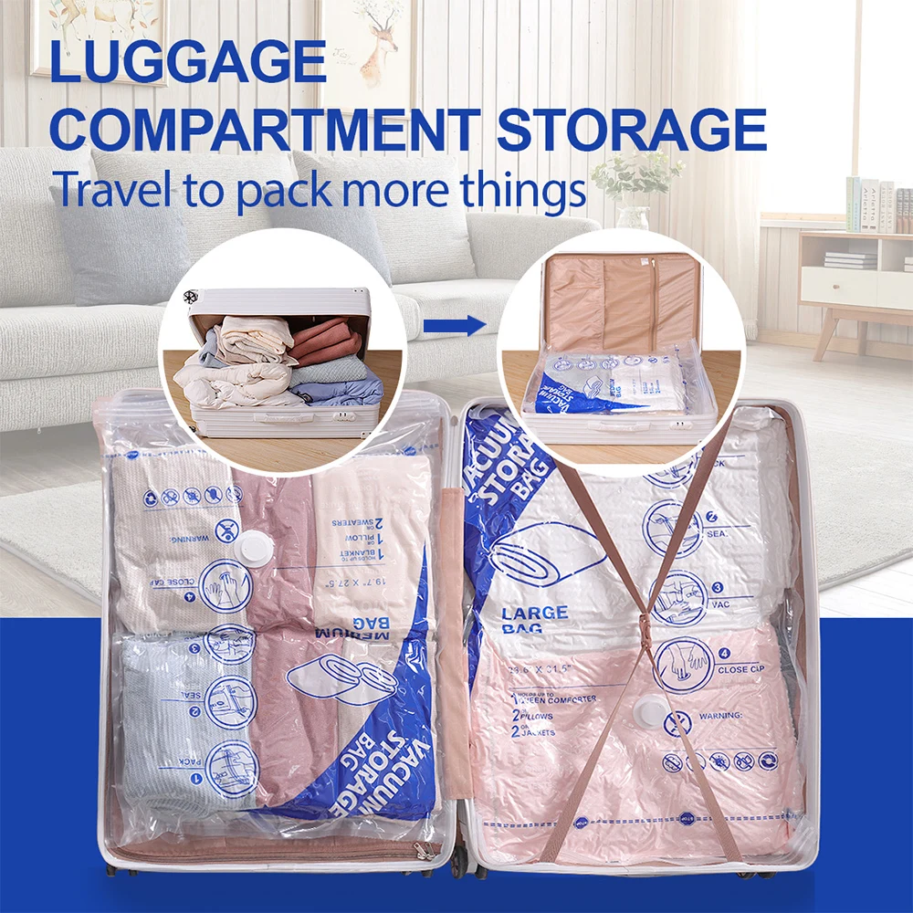 Товар для вакуумного хранения ручной насос путешествий с двойной