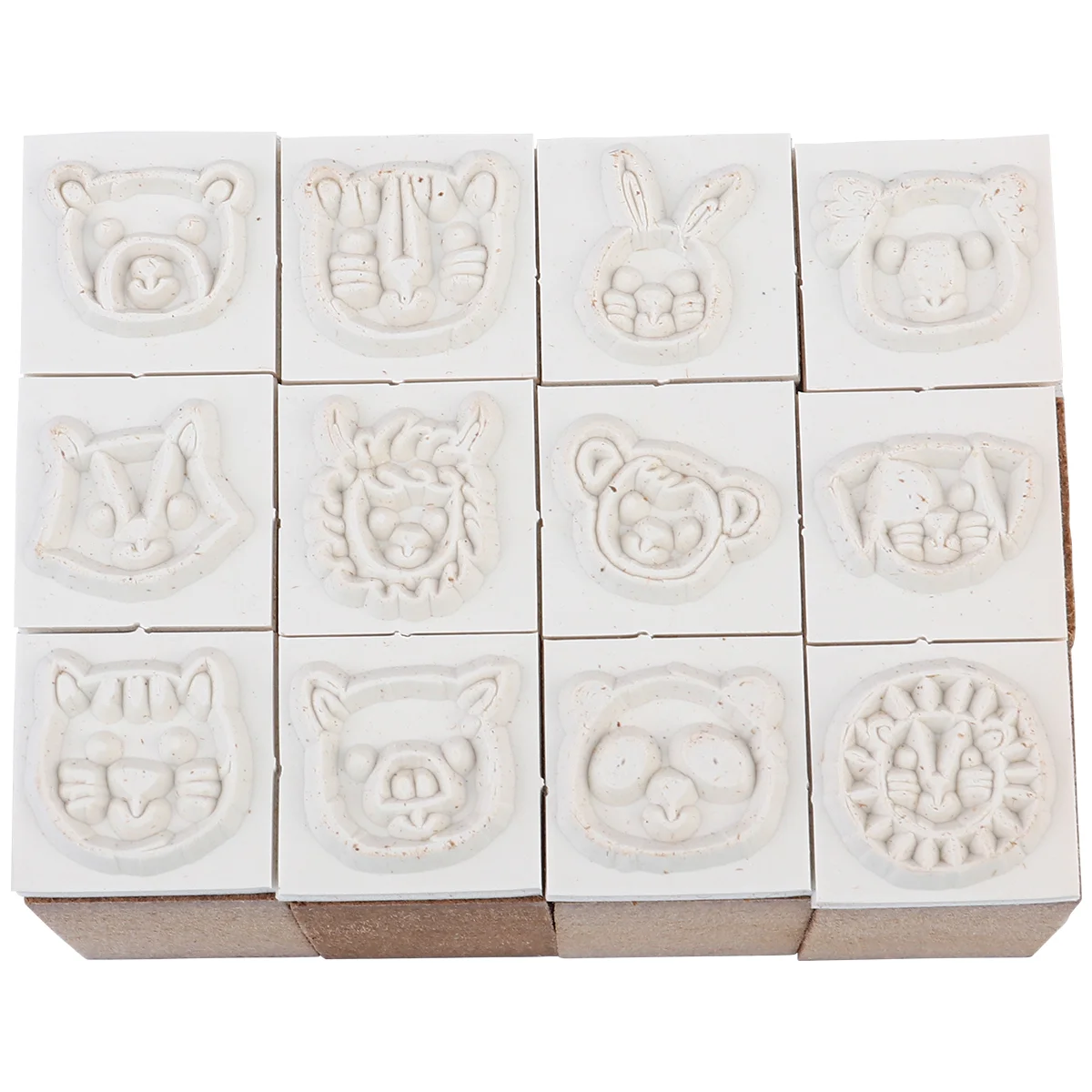 

Stamps Stamp Seal Rubberwooden Journaling Making Number Clay Crafts Diy Hand Letter Handbook Scrapbook Account Supplies