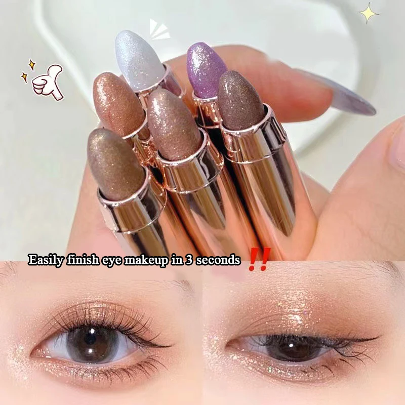 

Палка для теней Sdotter, 1 шт., хайлайтер, тени для век для макияжа, двухсторонние блестящие мерцающие тени для век, стойкие тени для век, принадлежности для макияжа глаз