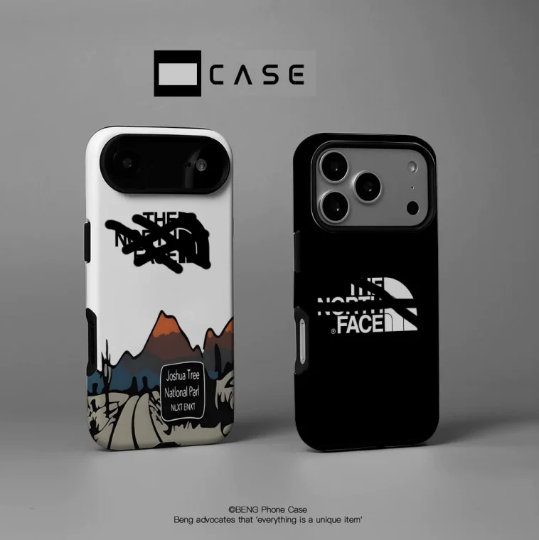 Фото Чехол для телефона TNF T-The North F-Face для iPhone 18 17 16 15 14 13 12 11 Pro Max X XR XSMax Plus, глянцевая пленка, жесткий чехол из поликарбоната. №1