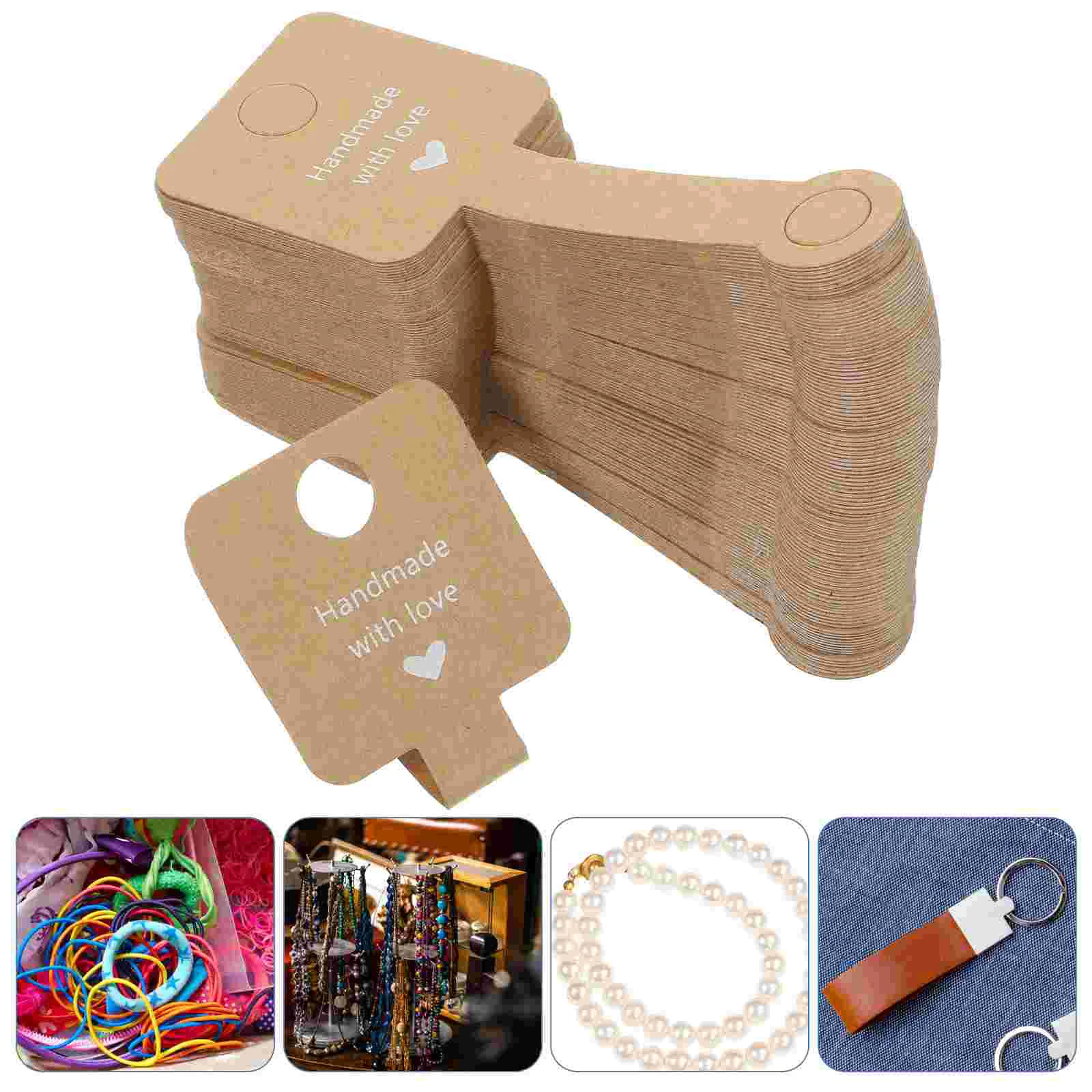 Самоклеящиеся ожерелья карты упаковка для ювелирных изделий карточки браслеты