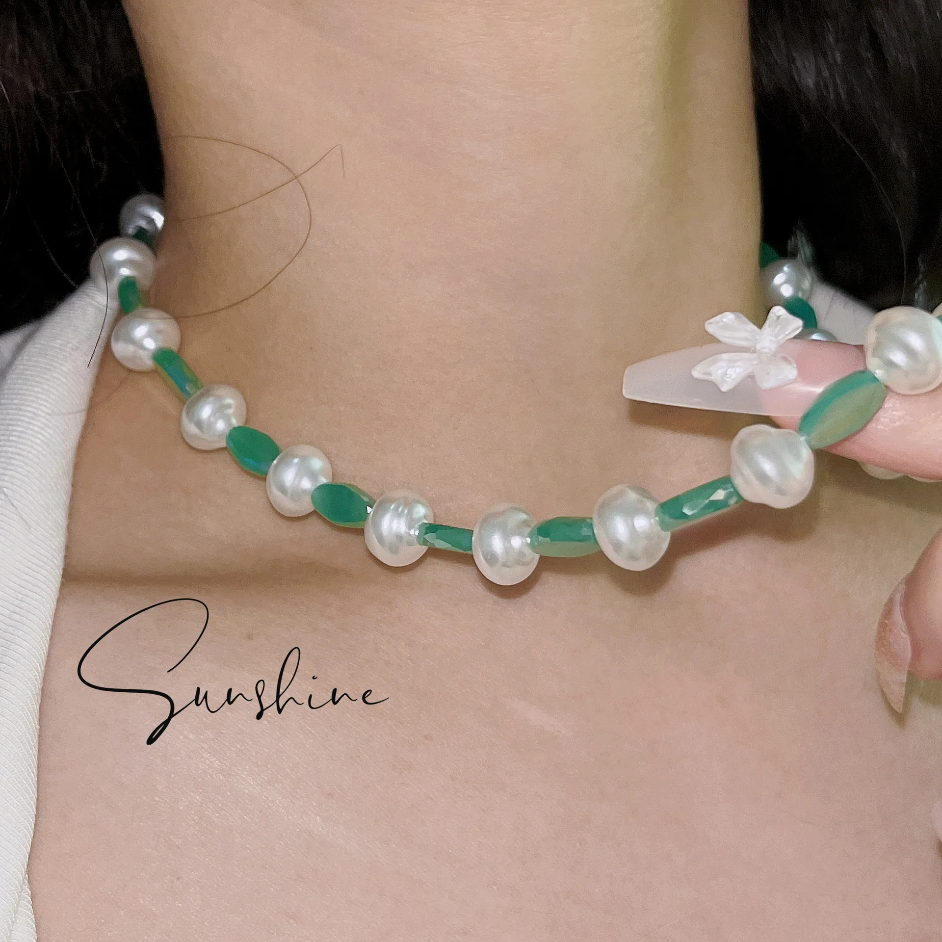 

2022 Handmade Beads Choker Necklaces for Women Men Simple Minimalist Collar Necklaces Jewelry Gifts