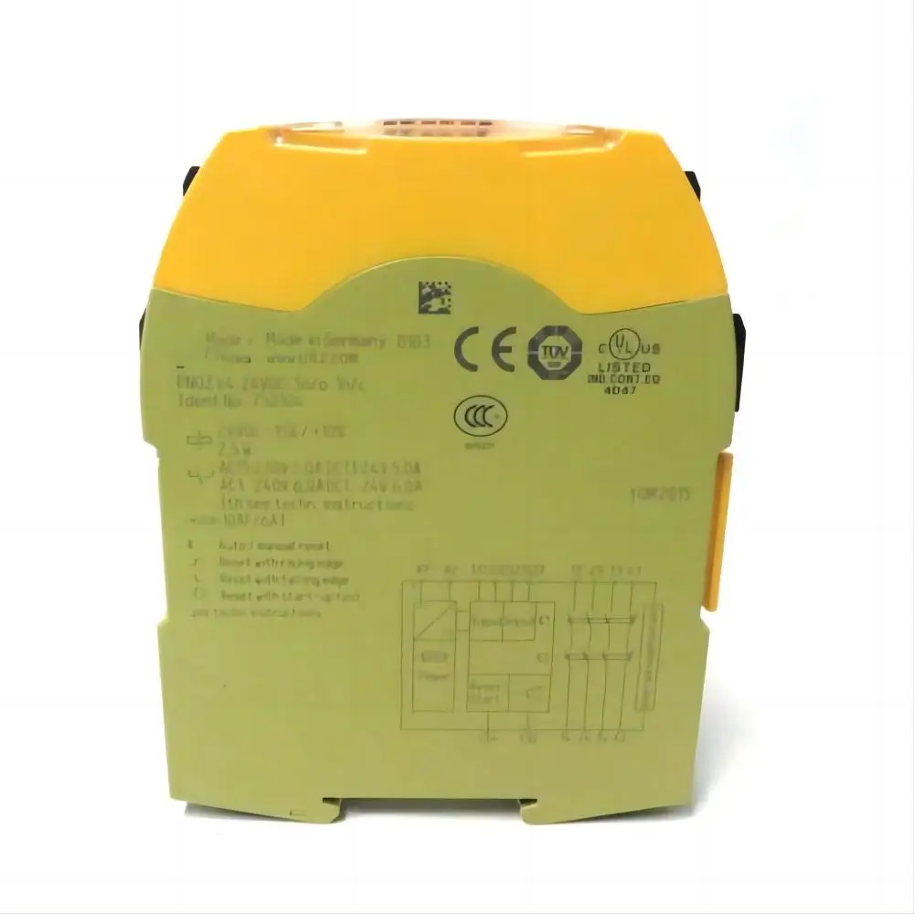 * Двухканальное реле безопасности 24VDC (750104) с 3 контактами