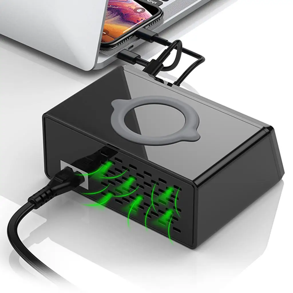 Gazechimp QC 3.0 Зарядка 8 портов USB Док-станция Беспроводная быстрая r Великобритания