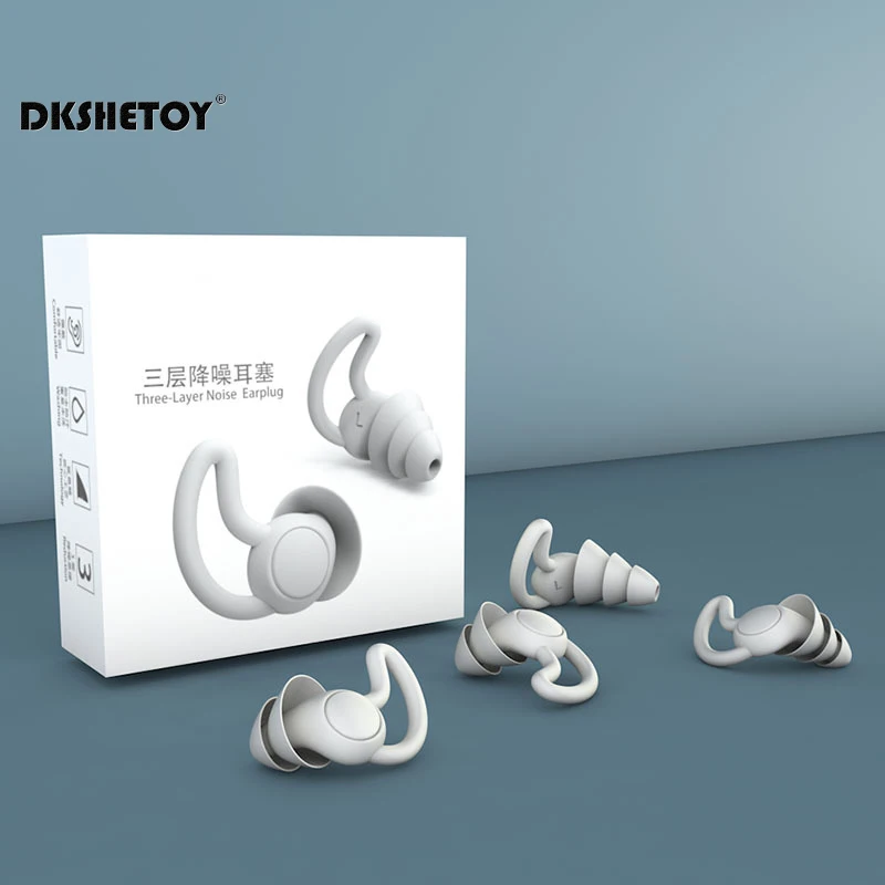 

Nano Silicone earplugs For Travel Sleep earplugs noise reduction sleep protection waterproof noise-proof earphone