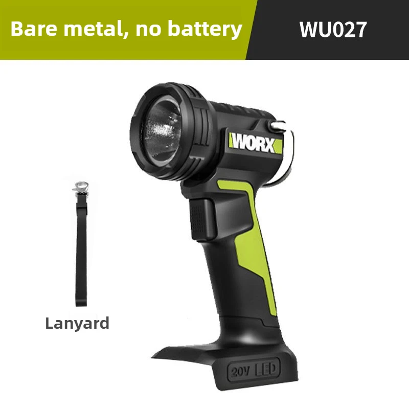 

WORX WU027 20 В литиевая батарея многофункциональный фонарик уличный портативный светодиодный рабочий светильник ремонтная лампа без батареи и зарядного устройства