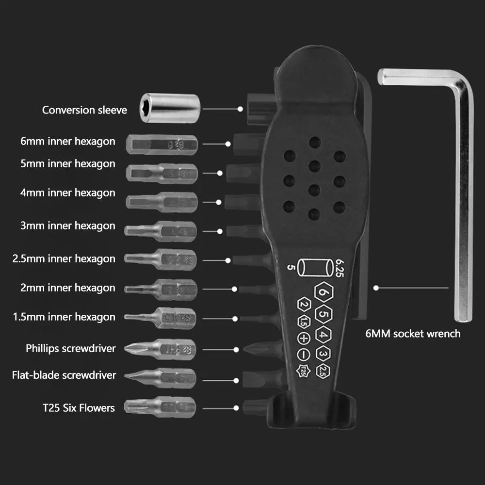 

Tire Repair Tool Tool Combination Bicycle Accessories Disassembly Tool Road Bike Screw Tool Bicycle Repair Tools