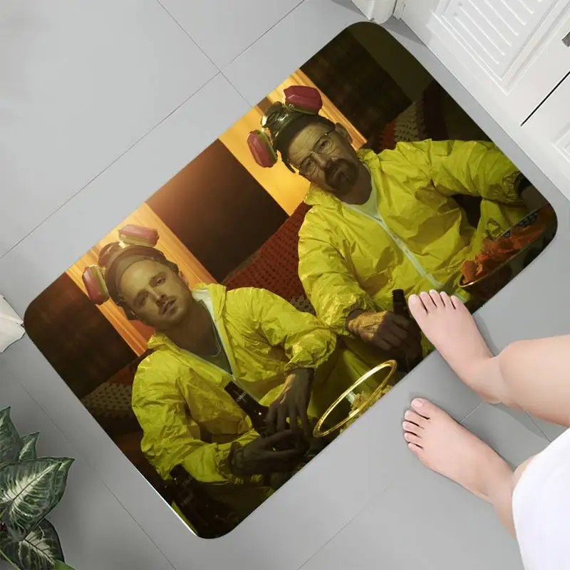 Напольный коврик с рисунком во все тяжкие для ванной кухни Входные Коврики