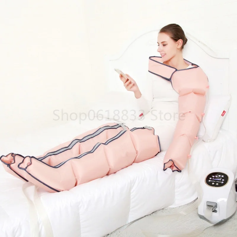 

3 Modes Air Chambers Leg Compression Massager Vibroleg Therapy Arm Waist Pneumatic Wrap Relax Pain Pressotherapy Jambe