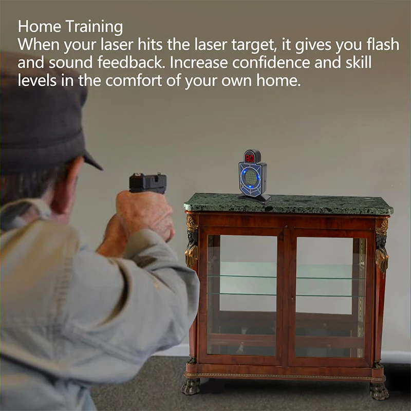 Индукционный лазер красный синий цвет сменный подсчет Лазерная мишень