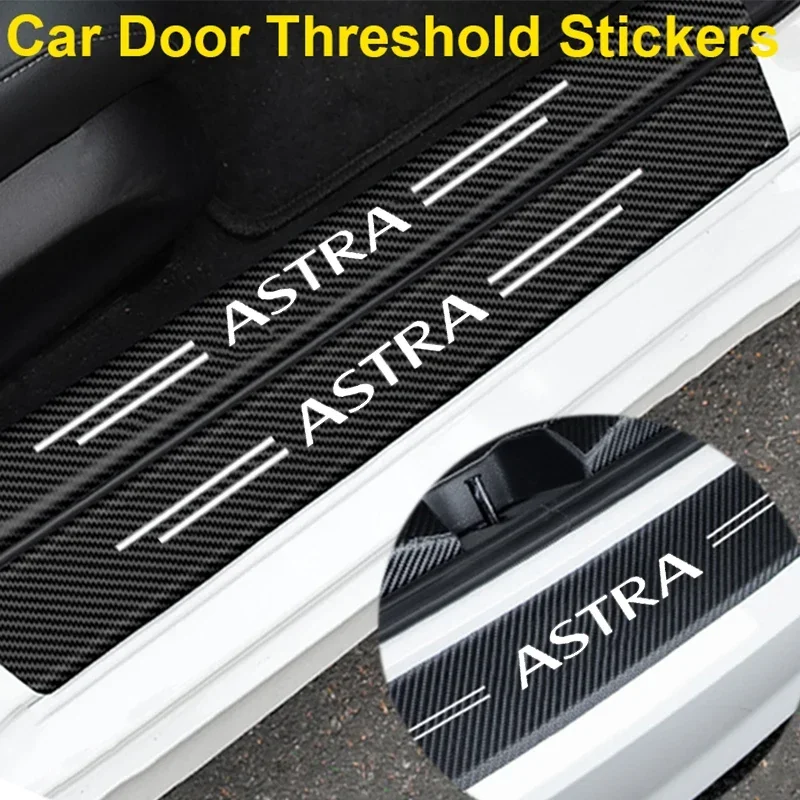 Наклейка на дверь автомобиля из углеродного волокна с защитой от царапин