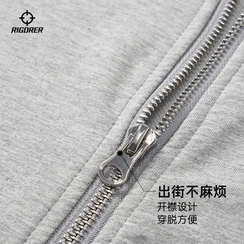 Спортивная мужская Толстовка Rigorer с длинным рукавом толстовка капюшоном