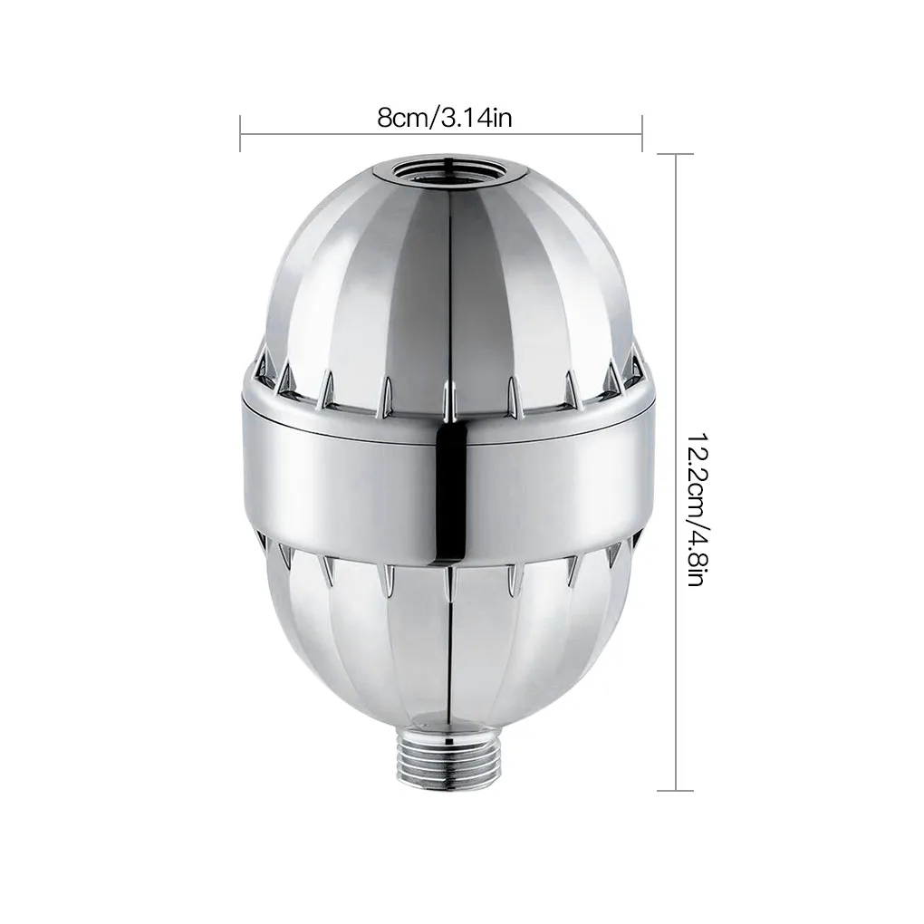 

Multi-Stage Shower Filter High Output Universal Bathroom Showerhead Hard Water Softener Cartridge
