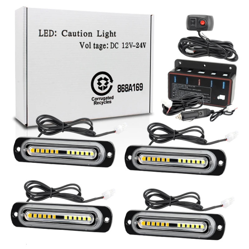 

Один буксир, четыре автомобиля, 12 В, 24 В, светодиод, средняя решетка, общий свет, предупреПредупреждение ющий сигнал, Автомобильный декоратив...