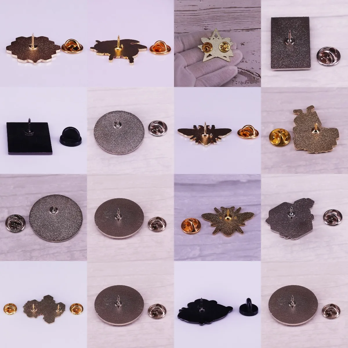 Брошь в виде подсолнуха с эмалью |