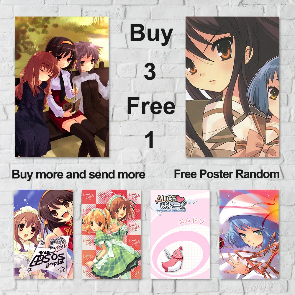 

Classic Anime Girl Series Cuadros Para Sala Moderno Character Poster Bedroom Quality Of Life Canvas Painting Art Home Wall Decor