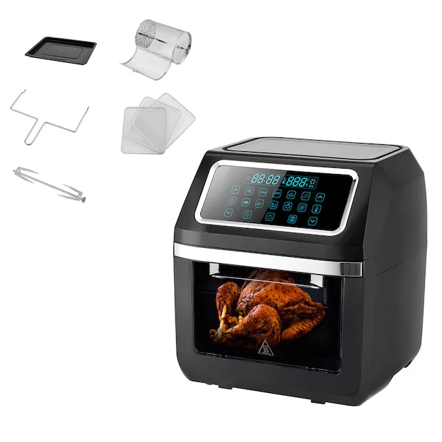 

12L Electric Oil Free Kitchen Appliances Toaster Hot Fryers Oilless Cooker No Fumes Air Fryer Microwave Oven