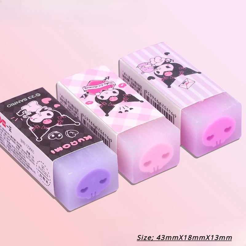 Sanrio анимационные периферийные устройства милые Kuromi почтовые ластики Мультяшные