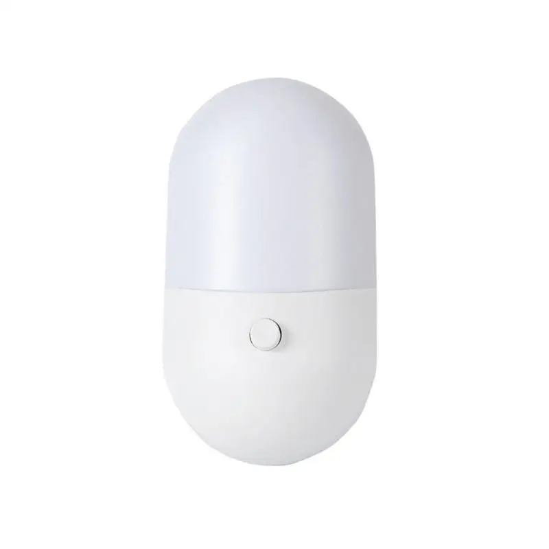 

Two-color Night Light Led Plug-in Book Light Feeding Socket Lamp Book Light Indoor Lighting Bedroom Night Bedside Lamp US/EU