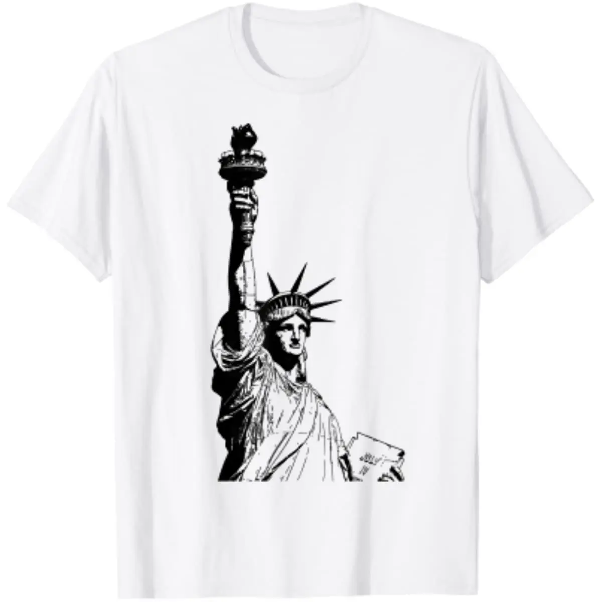 

Statue of Liberty T-Shirt 4th of July Independence Day Merica Graphic T Shirts Men Clothing Casual Cotton Daily Four Seasons