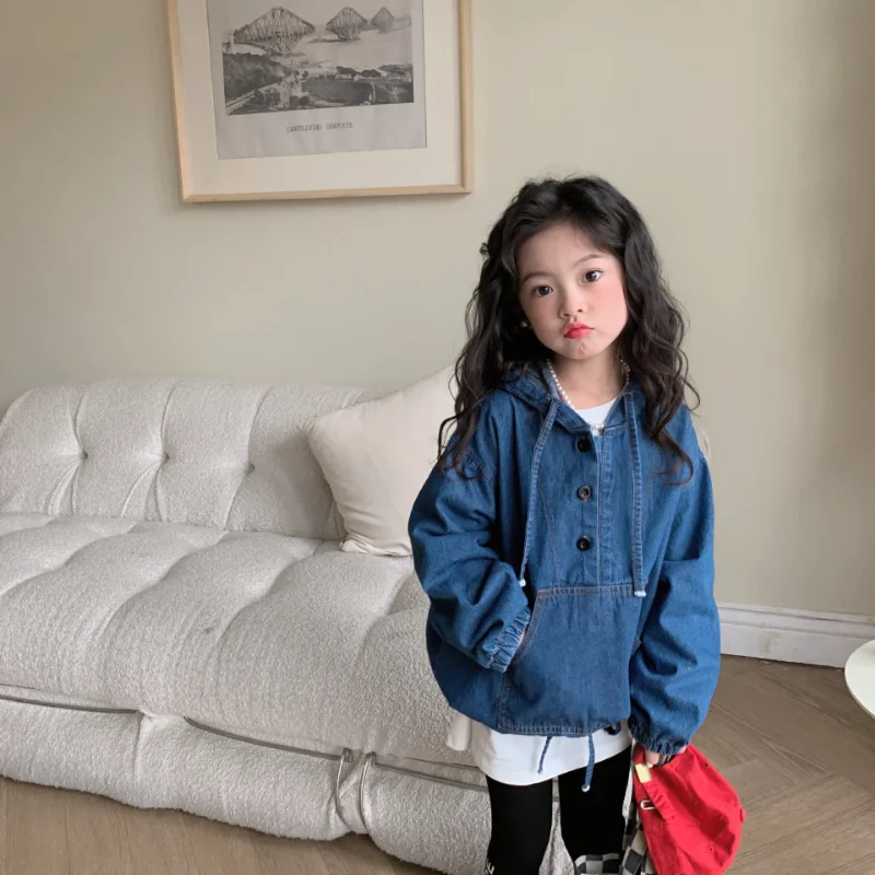 

Детская однотонная толстовка унисекс, пуловер с капюшоном в стиле ретро для девочек и мальчиков, весна 2023