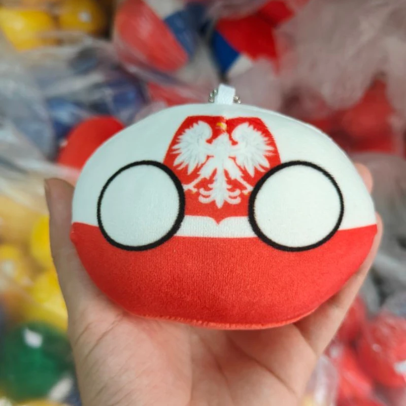 Милая плюшевая игрушка Polandball, 10 см, плюшевая кукла в виде мяча Мексики, компаньон для сна, мультяшный брелок, подарок на день рождения для детей. (art.: 3920dcd5ee681) - 3920dcd5ee681