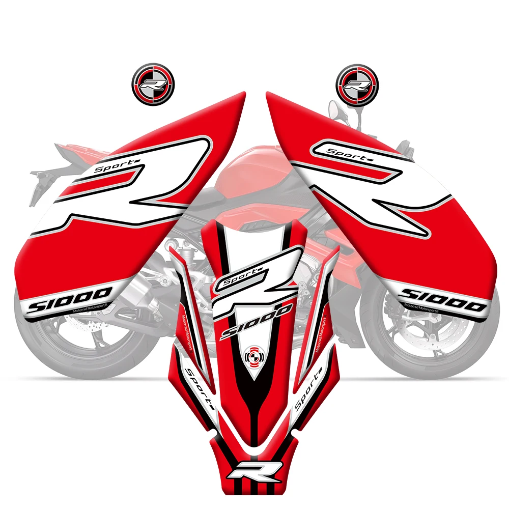 

Наклейки 3D гелевые на мотоцикл, наклейки на колено для BMW S1000R, S1000, R 2022, 2021