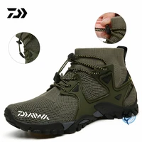 2022 daiwa mens fishing shoes casual mesh breathable mens sports shoes fashion outdoor sports mens fishing rubber mens boots