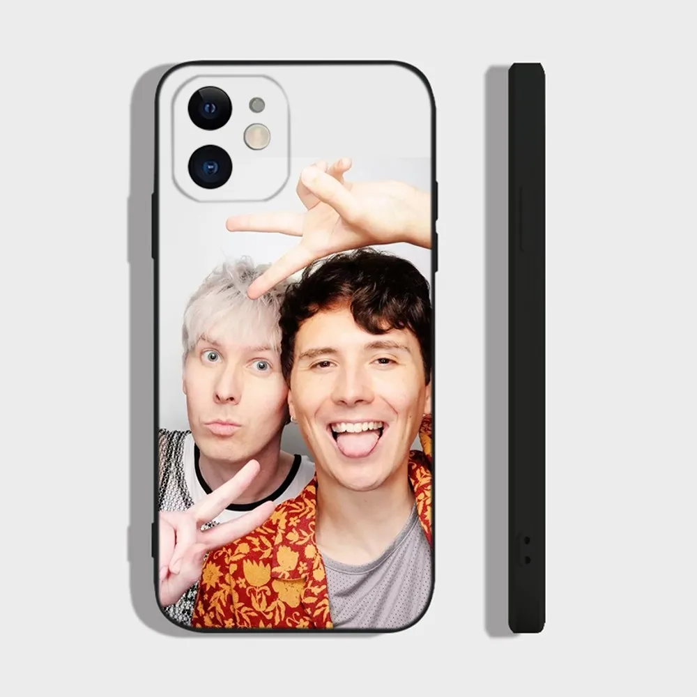 Чехол для телефона Terrible Influences Dan Phil iPhone 16 15 14 13 12 11 Plus Pro Max XR XS X 7 8 SE Mini Silicone Soft