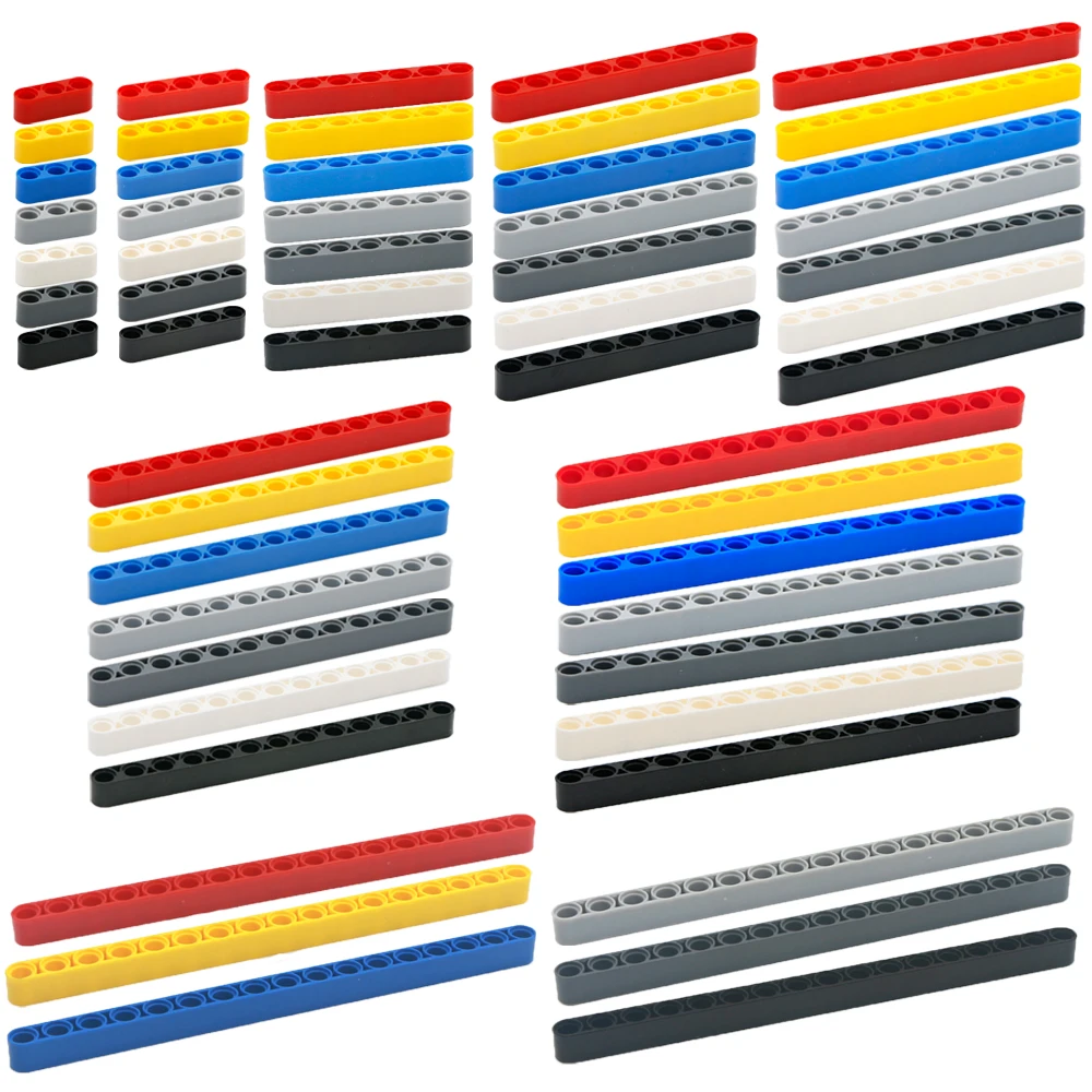 Креативные строительные блоки MOC технический подъемник толстый луч 10 шт. детские