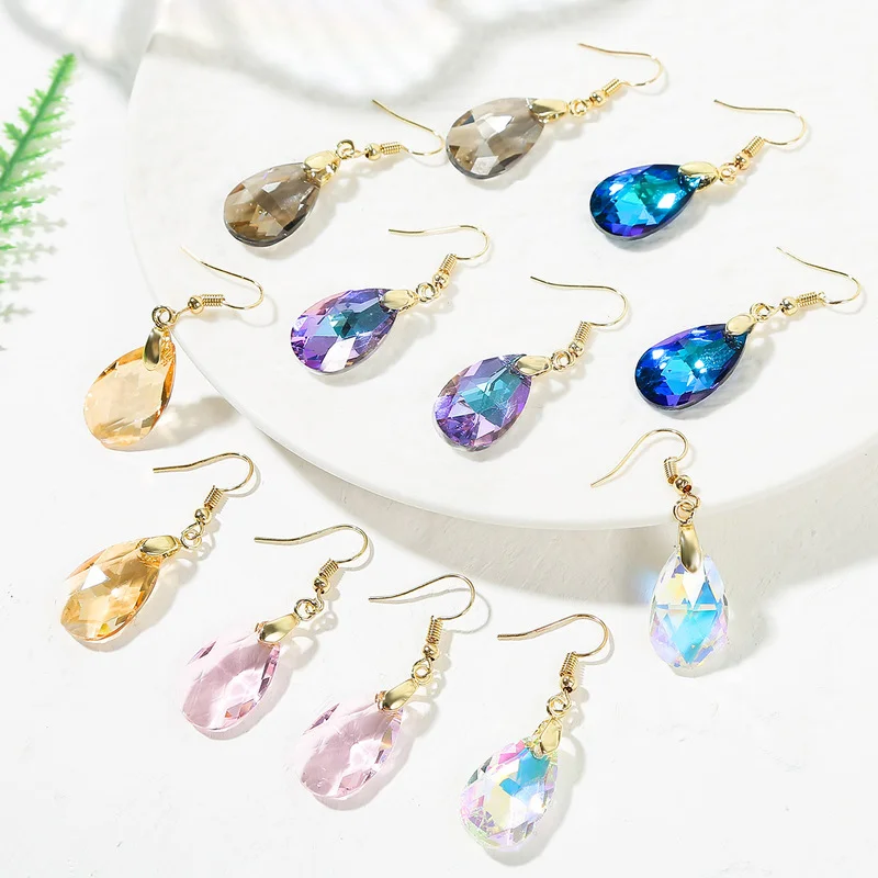 

2022 Luxury Ins Wedding Jewelry Handmade Earring for Women Accessories High-end Light Luxury Zircon Long Earrings Party Gifts