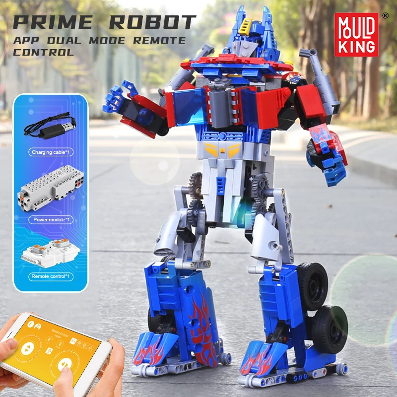 MOLD KING APP programming remote control robot building blocks electric smart children's toys Christmas gifts | Игрушки и хобби