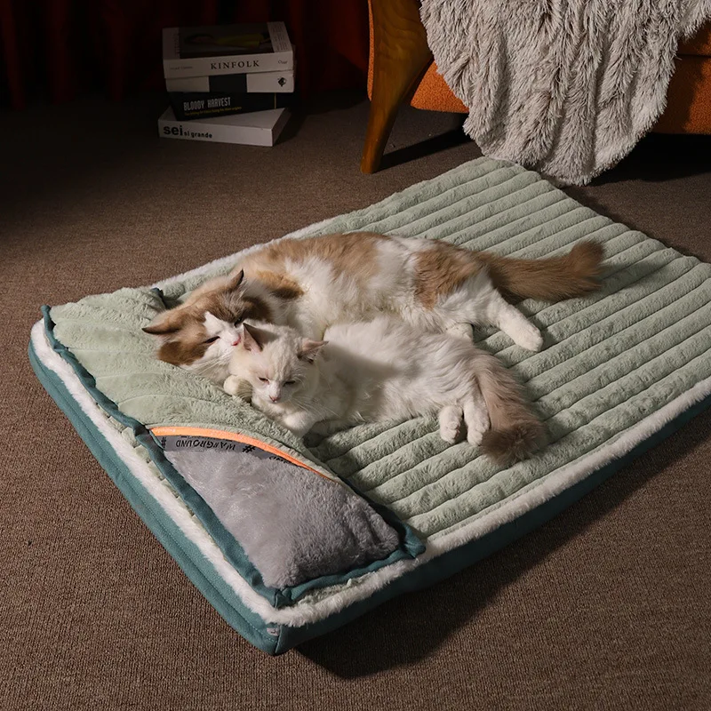 

Memory Foam Luxury Dog Beds for Large Medium Small Dogs Fluffy Cat Bed Orthopedic Four Season Pet Couch Mat Dog Mat Pet Supplies