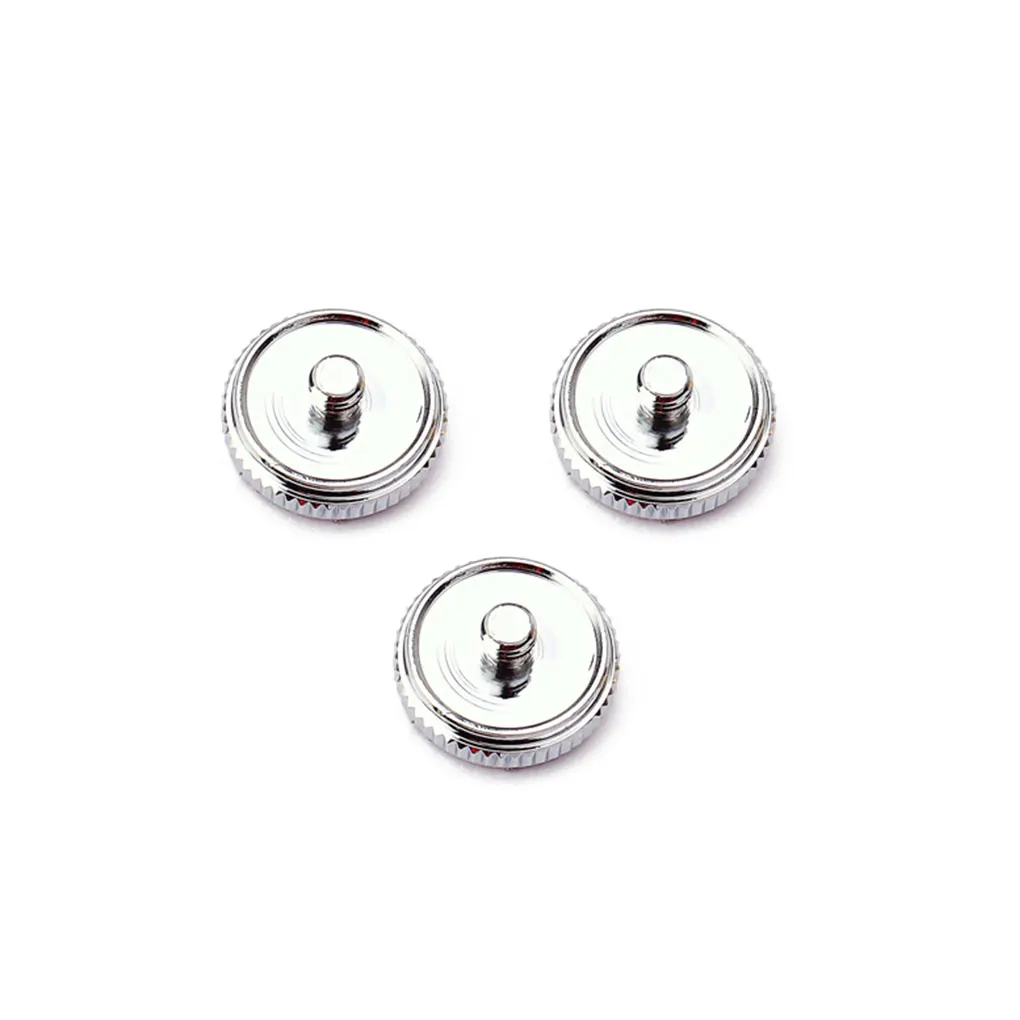 

3 Pieces Solid Color Saxophone Buttons Copper Shell Woodwind Repair Parts Instrument Accessories Ornaments Keys Golden