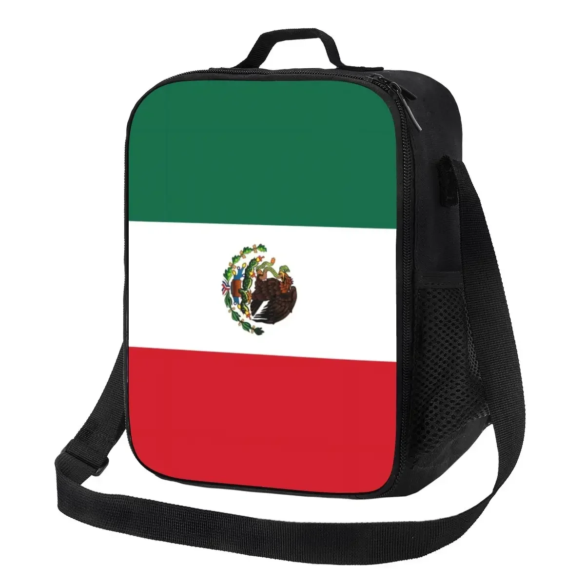 

Термоизолированные ланч-пакеты с флагом Мексики, Женский Портативный Ланч-контейнер для хранения пикника на открытом воздухе, пищевая коробка Bento