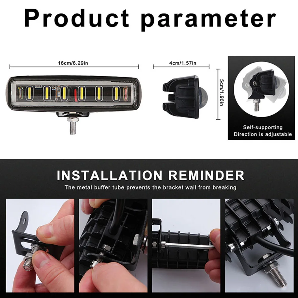 1/2 шт. прожекторы для внедорожников 72 Вт