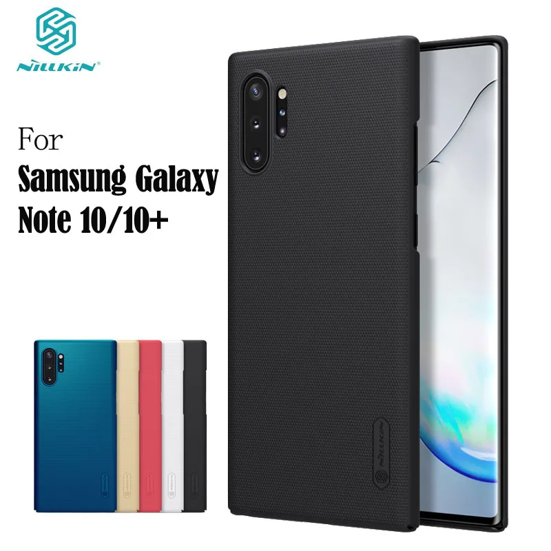 

For Samsung Galaxy Note 10 10+ Plus Pro 5G Case Cover Nillkin Super Frosted Shield Hard PC Back Cover For Samsung Note10 Plus 5G