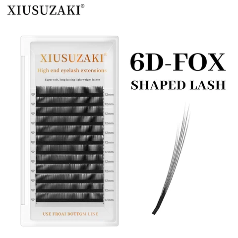 XIUSUZAKI Fox 6D веерные ресницы