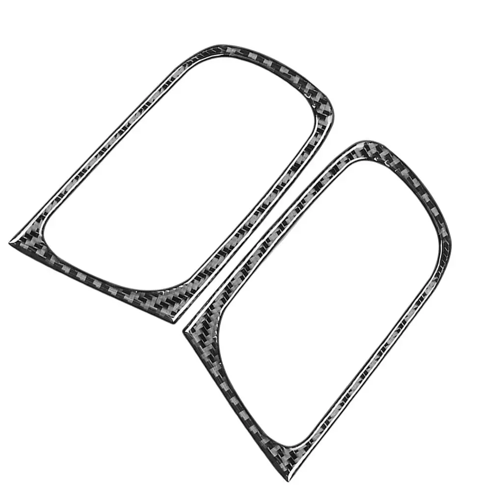 

2 Pieces Interior Door Trims Carbon Fiber Protection Decor Stickers