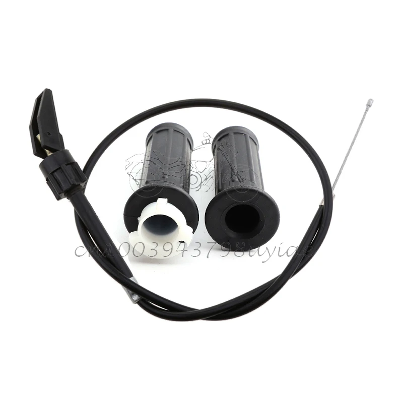 

1 Set Motorcycle Choke Cable Throttle Assembly and Handlebar Twist Grips for Yamaha PW50 Durable Plastic Accessories