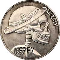 skeleton coin hobo coin rangers us coin gift challenge replica commemorative coin replica coin medal coins collection