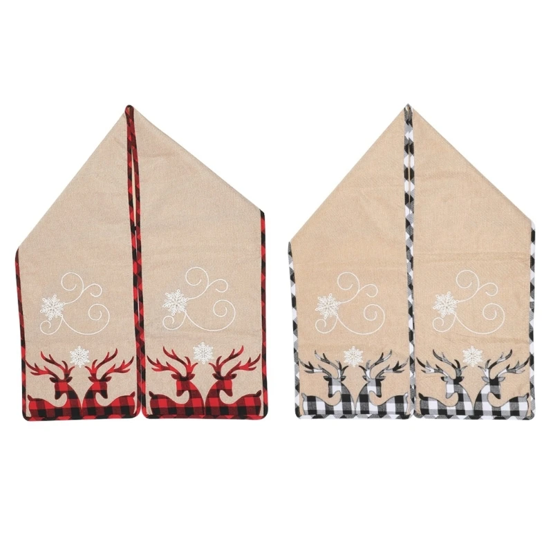 

T5EF Rectangular Tablecloth Christmas Decorative Table Runner for Christmas Winter Holiday Party Decorations 72" X 14"