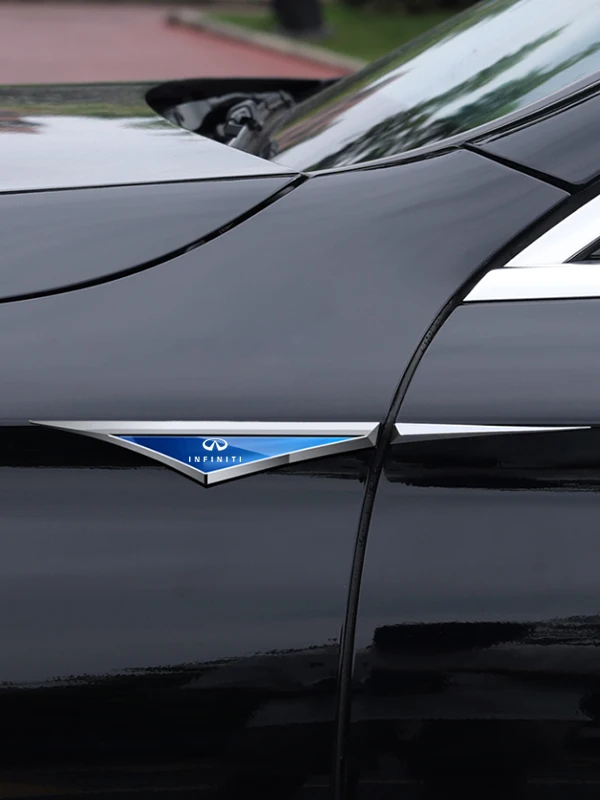 

2 шт./набор, наклейки из нержавеющей стали на крыло автомобиля